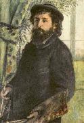 Pierre-Auguste Renoir Portrait of Claude Monet, oil